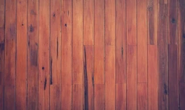 painted wood floor